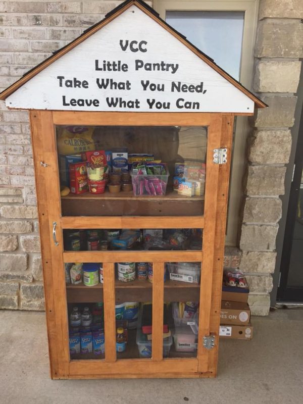 Outdoor Food Pantry Restocked Vision Christian Church